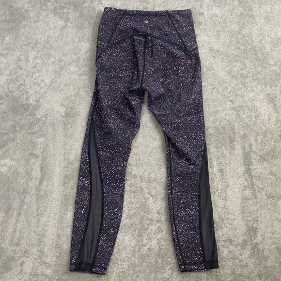 Lululemon Train Times 7/8 Pants Womens 6 Crystalline Black Leggings Yoga Gym 22” - Picture 12 of 14